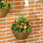 34cm Faux Rose Tree Plant in Basket-525568311