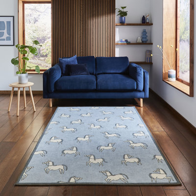 Scion Animal Print Digitally Printed 76cm X 150cm Area Rug