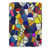 Blue/Black/White/Yellow Abstract
