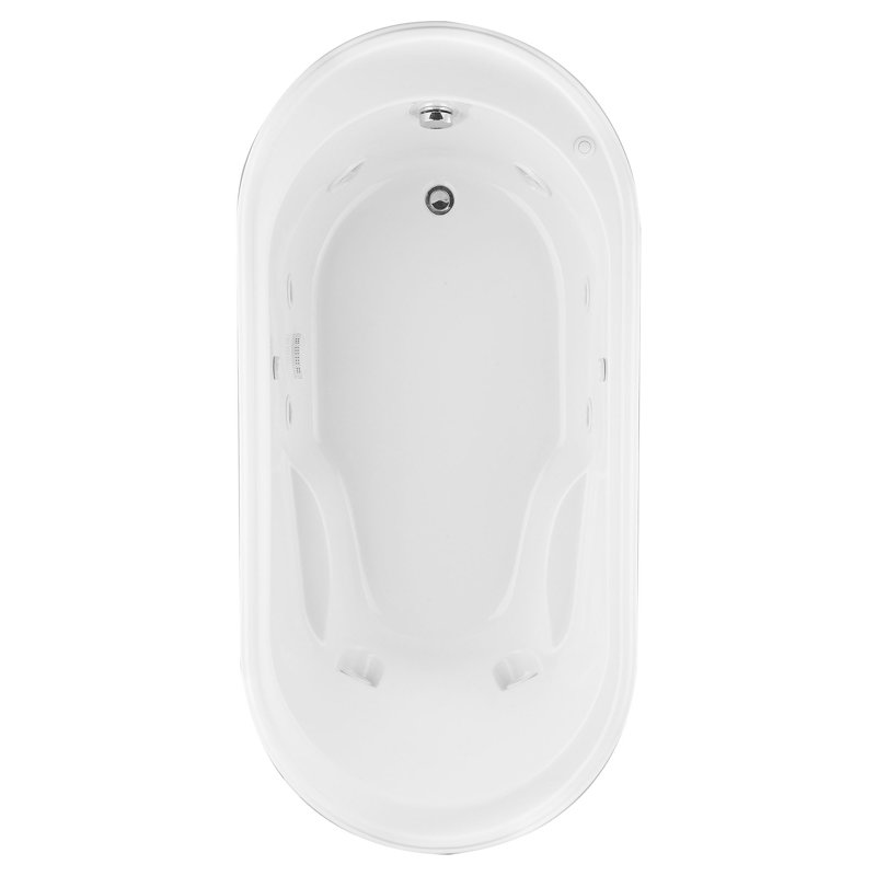 baignoire de trempage 72" x 36" Heritage, Blanc