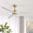 60" Wivenhoe Solid Wood 3-Blade Propeller Ceiling Fan with Remote-478787538