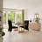 5 Piece Luxury And Stylish Dining Table Set With 4 Leather Dining Chairs-919748621-919748658-919748664