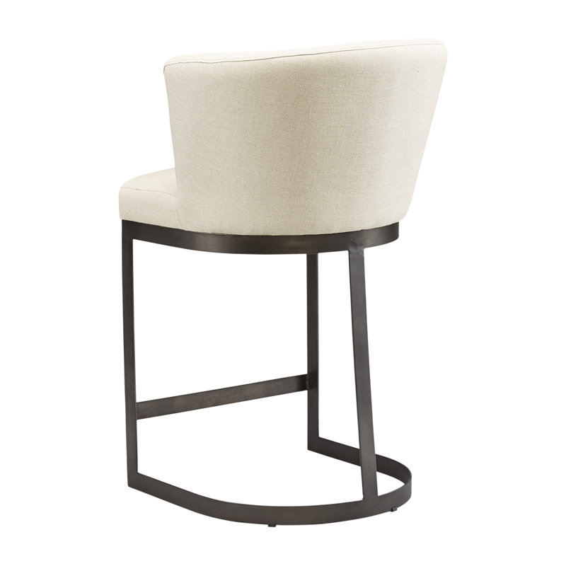 Rhenium Linen Counter Stool
