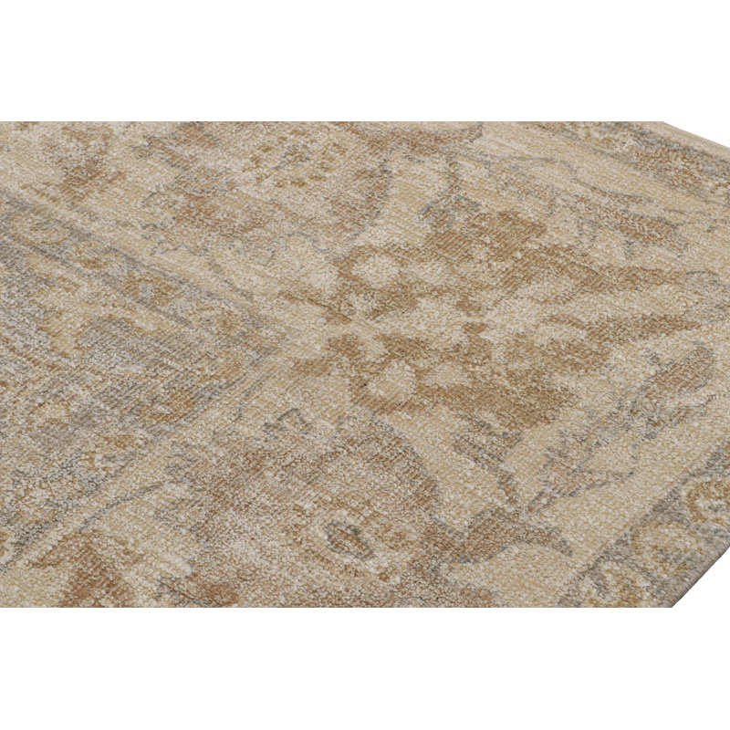 Handmade Silk and Wool Area Rug