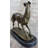 Handmade LARGE Bronze of a Whippet Greyhound Dog Classic Masterpiece Figurine
