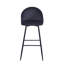 Upholstered Counter Stool with Metal Frame-2008919614