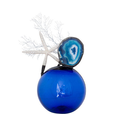 Sculpture flottante étoile de mer à ventilateur sea agate