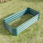 Veezyo Green 4'×2'×1' Metal Raised Garden Bed, Rectangle Planter With 7 Cu.ft Soil Requirement-2007247128