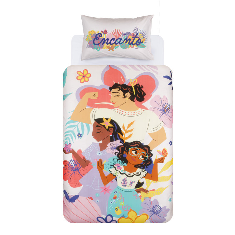 Encanto Single 100% Cotton Duvet Set-100%Cotton 132 TC