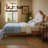 Solid Wood Bed Frame with Upholstered Headboard, Modern Design, No Box Spring Needed-1108145654-1121259912
