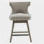 Tabouret de comptoir pivotant 25,75 po