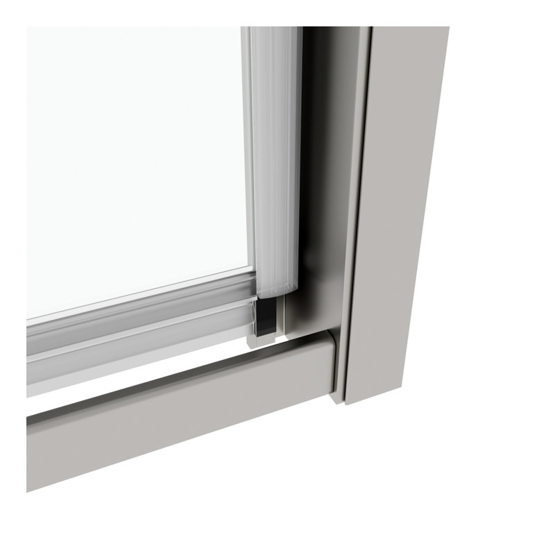 56-60" W x 71" H Piovt Swing Glass Shower Door,Pivot Frame Sliding Shower Door with 1/4"(6mm) Clear SGCC Tempered Glass,Chrome Finish Shower Doors,Reversible Installation