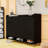 Shoe Cabinet with Adjustable Shelves-1818288241