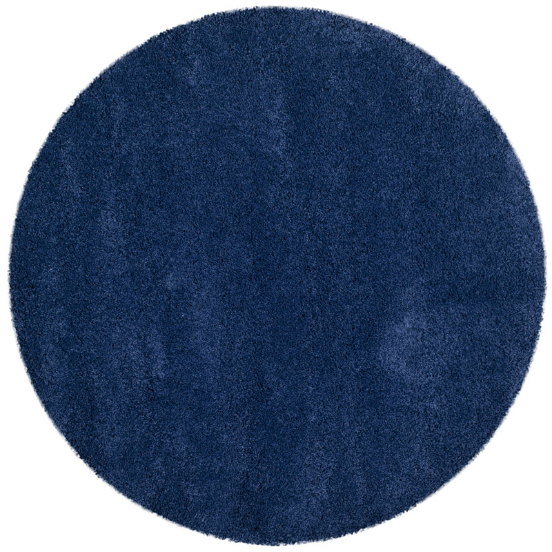 Ariyah Solid Colour Area Rug, Round 213 cm