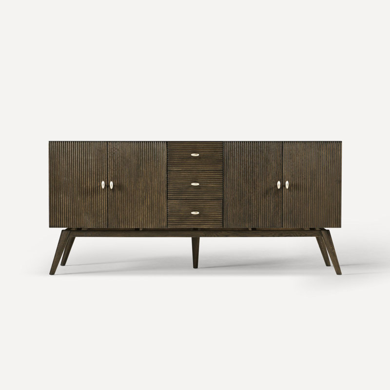 Wyndale Vanity And Quartz Stone Vanity Top, Dark Burnt Oak, Calypso, Brushed Pewter