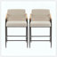 Ensemble de tabouret de comptoir avec structure en fer idéal pour la cuisine à la maison et le bar-1110247382