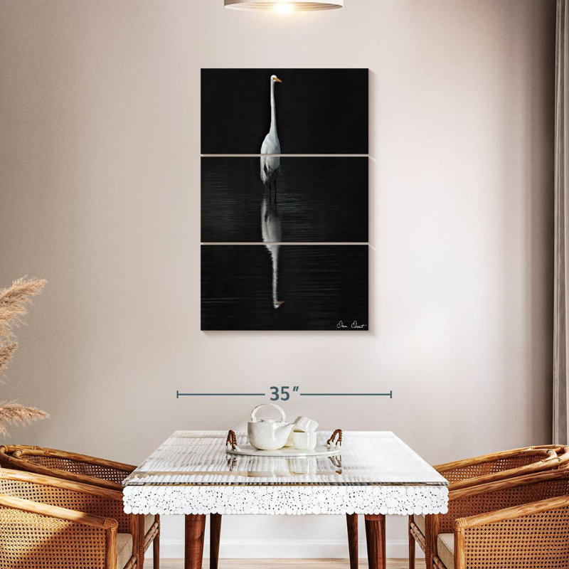Aigrette élégante Brampt I, H 45 po x l 28 po