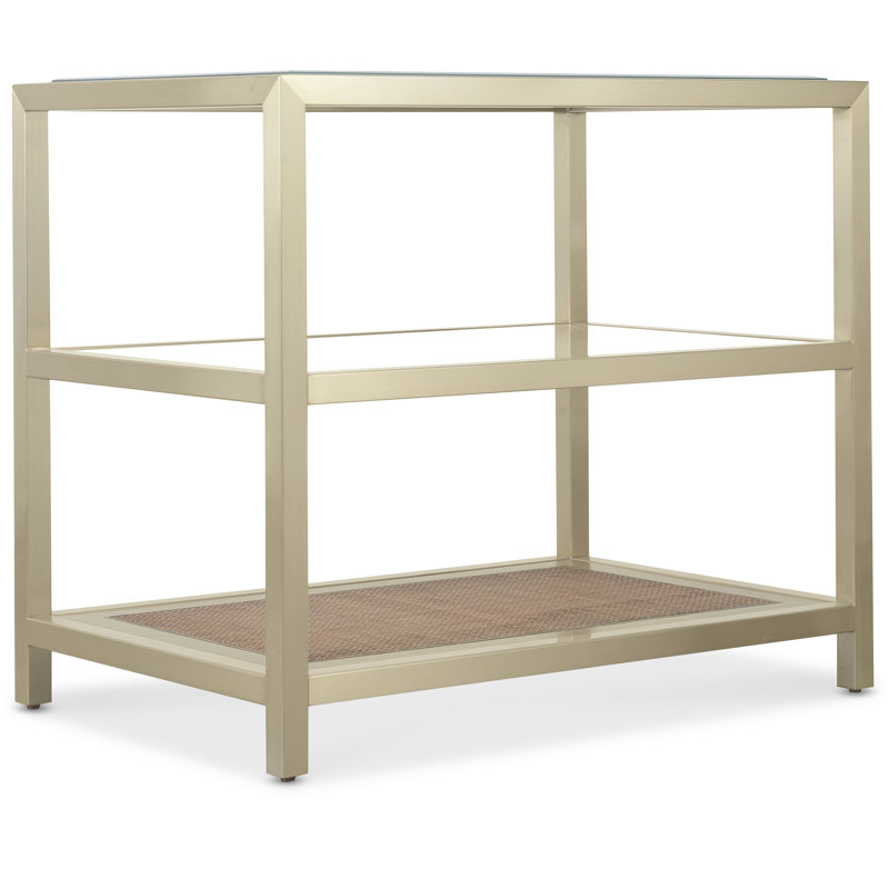 Melange Glass End Table