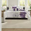 King Floral Duvet Cover Bedding Set, Soft Polyester, Modern Bedroom Style