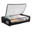 Ensemble de 2 contenants roulants de rangement sous le lit avec couvercle transparent, conception polyvalente peu encombrante et roulettes multidirectionnelles Smooth-Glide - idéales pour organiser les vêtements, les chaussures et plus encore