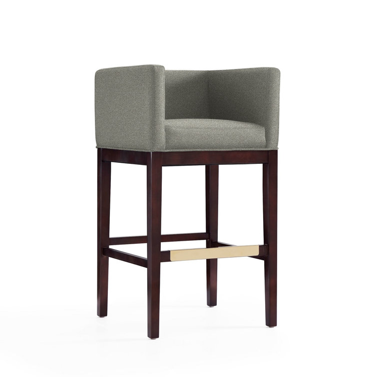 Beeley Upholstered Counter Stool with Solid Wood Frame