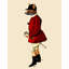 Art sur toile tendue Trinx Fab Funky Gallery, titre: Fox Hunter 1-744648811