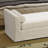 88.5" W Upholstered Modern Bench With Bolster Pillows-2104543695