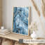«Abstract Blue Geode Dreams II», reproduction d'art moderne sans cadre-1456911105