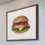 « ultimate burger », reproduction d’art encadrée-20836897
