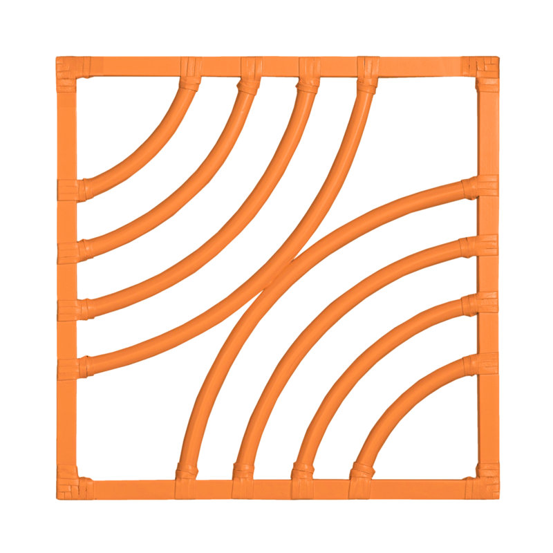Collection Swirl l 48 po, Orange citron