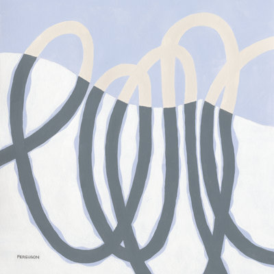 Loops I 1 Piece Wrapped Canvas Painting