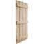Volets rustiques en faux bois à quatre planches espacées (par paire)-71288264-88966851-88966855