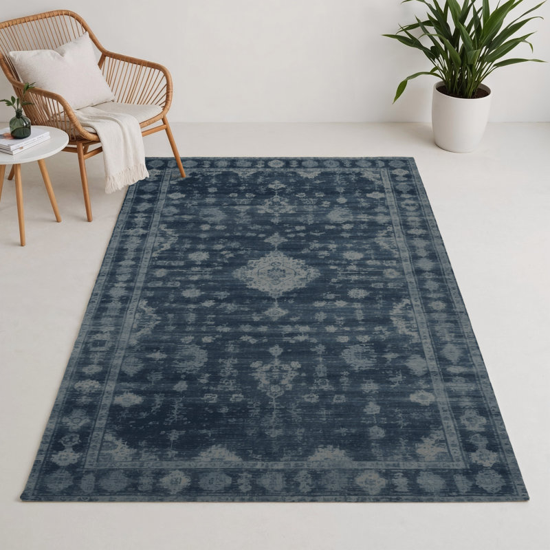 Tapis gris intérieur et extérieur surteint, Rectangle 5 pi x 7 pi