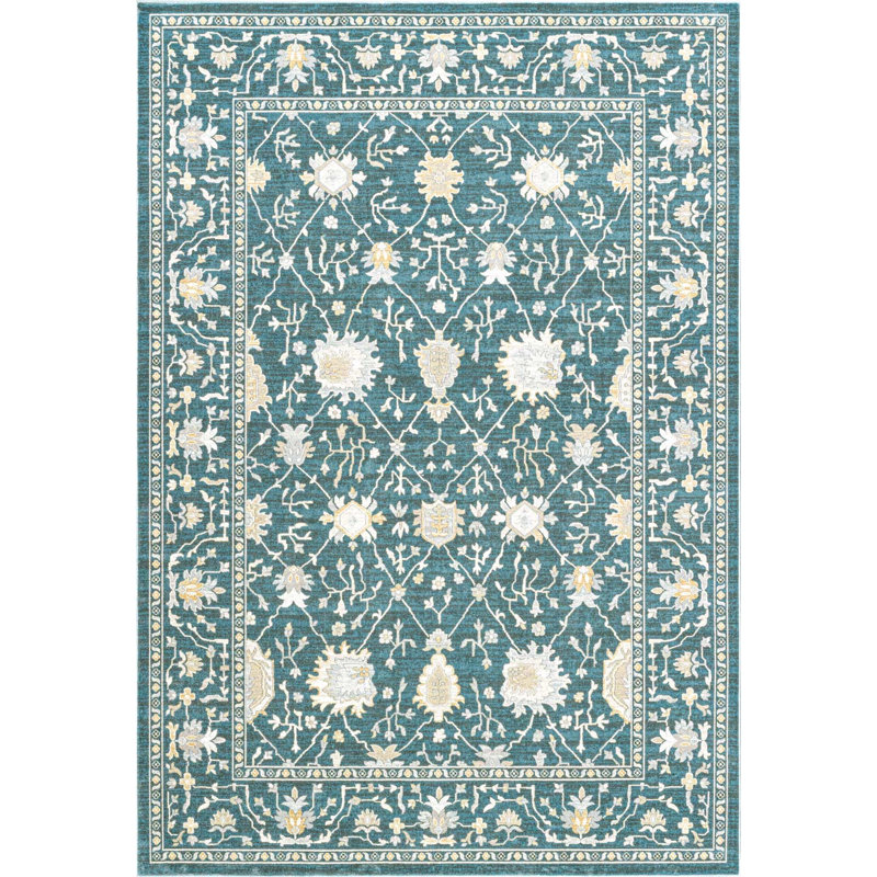 Chaniqua Rectangle Oriental Area Rug, Rectangle 120 x 170cm