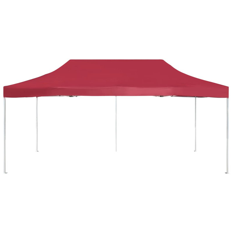 Abital 3m x 6m Metal Party Tent, Red