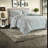 -Piece King Bedding Sets, Green Polyester Modern Comforter Sheet Set for Home