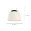 Andromedae Cotton Semi Flush Mount