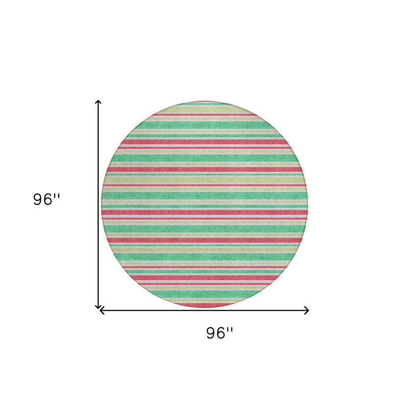 Tapis d'intérieur rond 8 po
