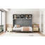 Grand lit escamotable mural avec armoires supérieures-1733047085-1733047080