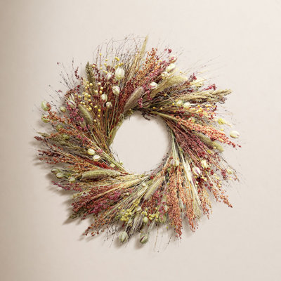 22" Handcrafted Nigella Wreath