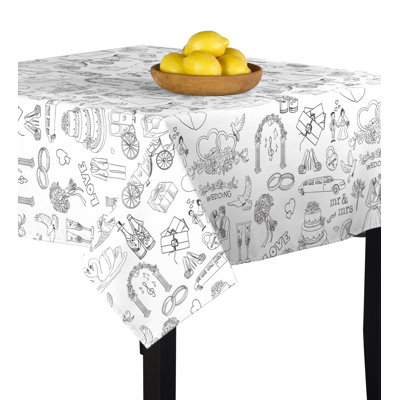 Caius Wedding Bells Tablecloth