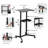 30.71'' H x 24.8'' W Laptop Cart