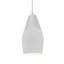Radiance - grand luminaire suspendu 1 lumière Cris - bisque - laiton antique - ampoule remplaçable - cordon blanc-86759927-86759928-86759876