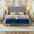 58.6"Upholstered Tufted Bed Bench with Storage-749462729