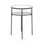 Table de bout à plateau en verre