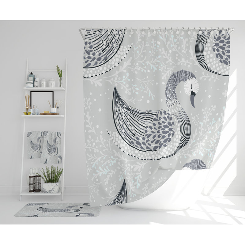 Nekesha Polyester Shower Curtain Set