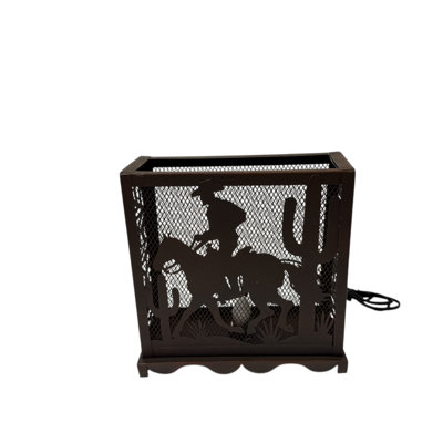 Veilleuse Cowboy sur cheval, 9 po x 4 po x 9,5 po