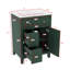 Armoire de lavabo de salle de bain 24 po style moderne avec lavabo en céramique 2 tiroirs et porte à fermeture douce-403280448