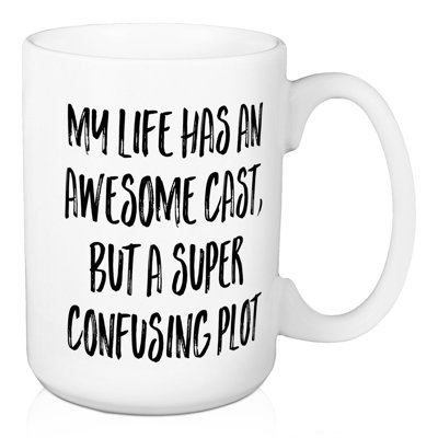 Ma vie possède une grande tasse à café moulée Otley