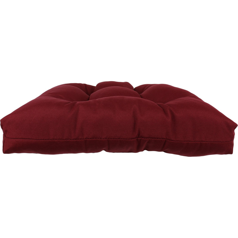 Outdoor 3'' Seat Cushion, Burgundy